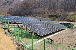 Solar Mounting System in South Korea Daepyeongri