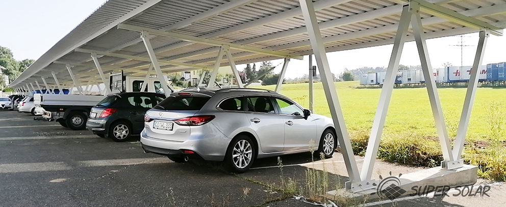 Custom Solar Carport Mounting System