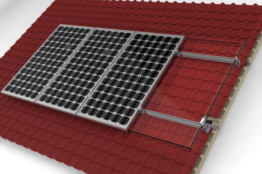 Professional  PV solar panel brackets for tile roof