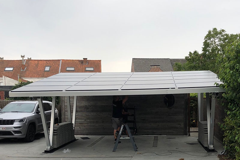 Solar Carport in Belguim