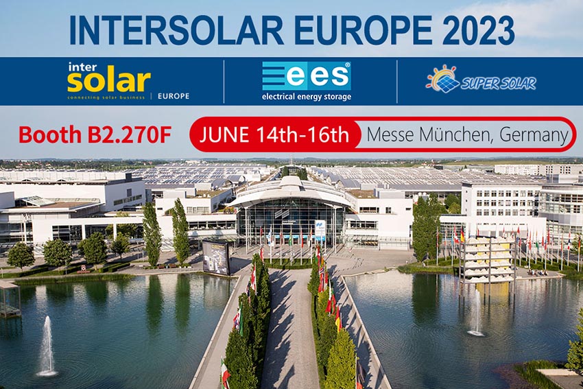 Super Solar Showcases Innovative Solar Energy Products at 2023 Intersolar Exhibition in Germany